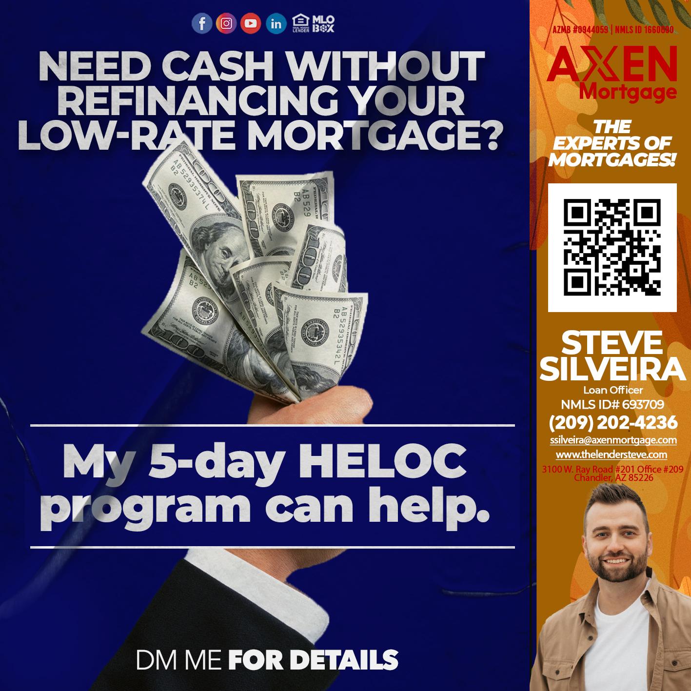 5 day heloc - Steve Silveira -Loan Officer