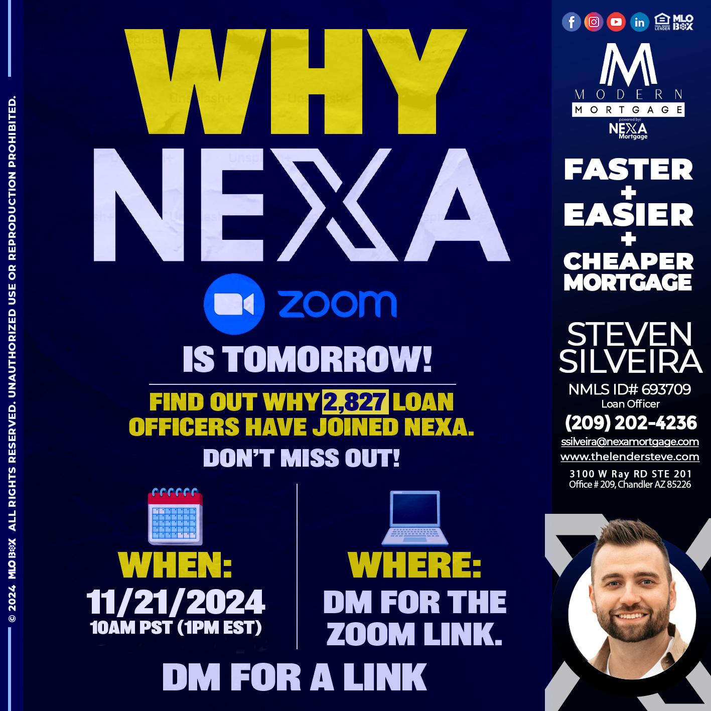 WHY NEXA - Steve Silveira -Loan Officer