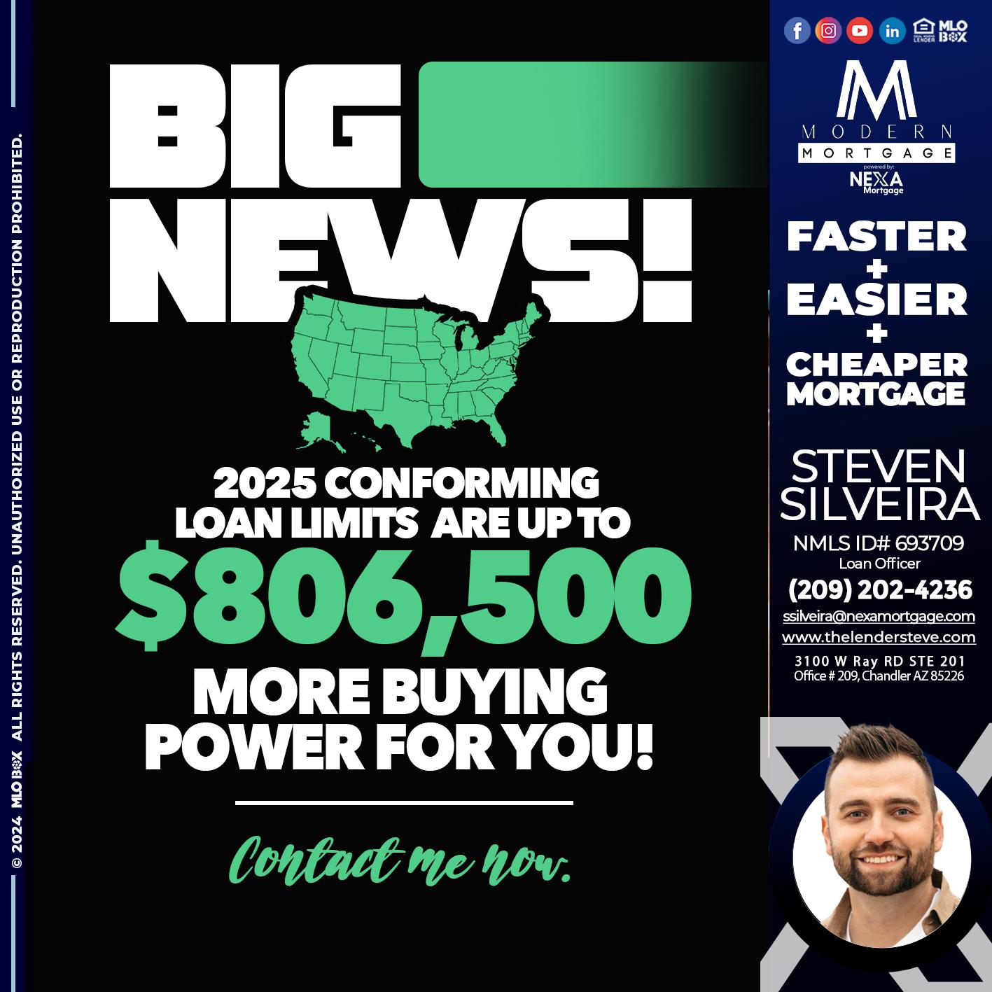 BIG NEWS - Steve Silveira -Loan Officer