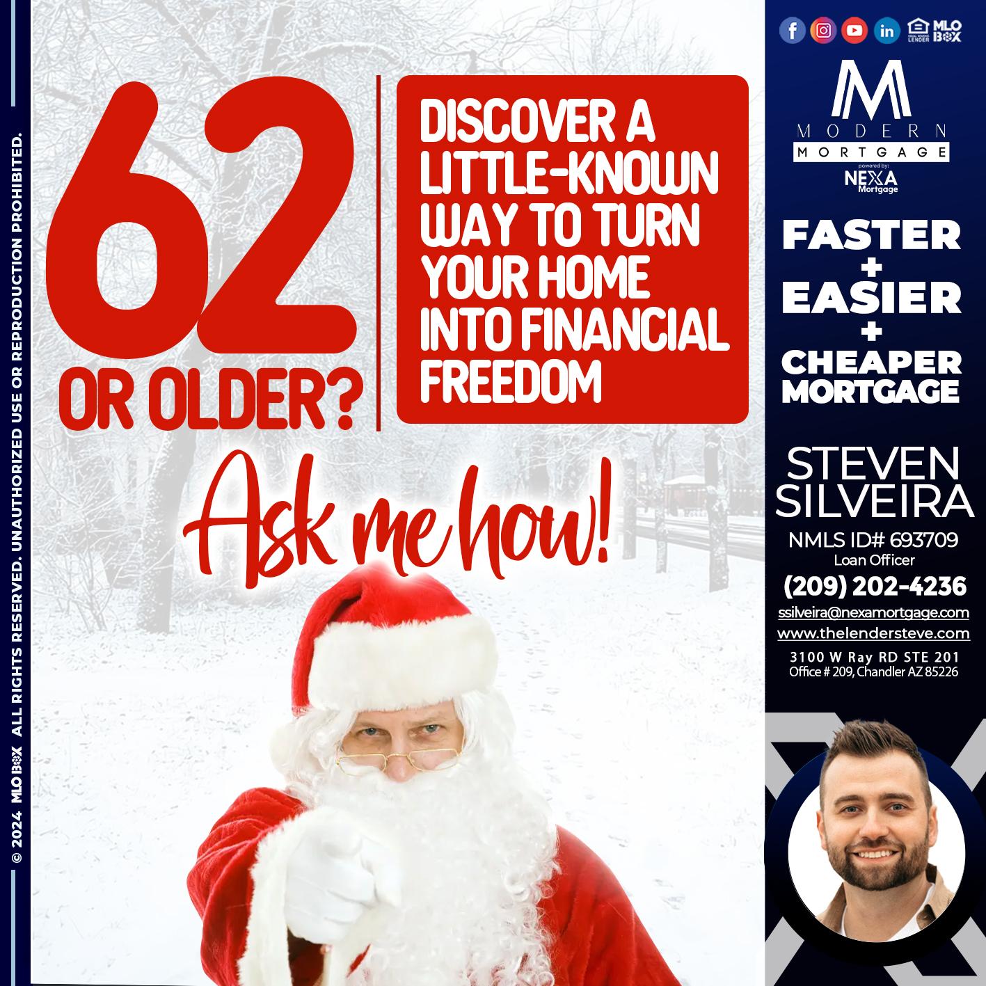 62 OR OLDER - Steve Silveira -Loan Officer