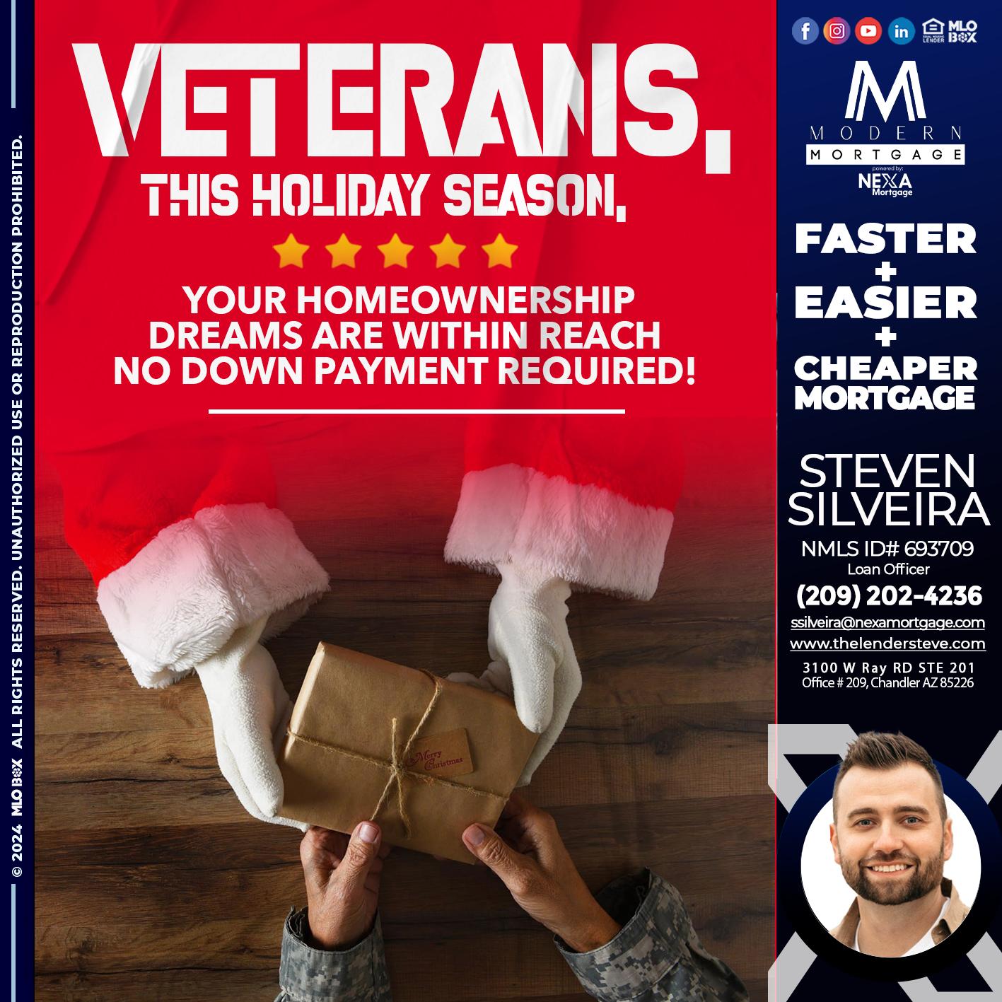 VETERANS - Steve Silveira -Loan Officer