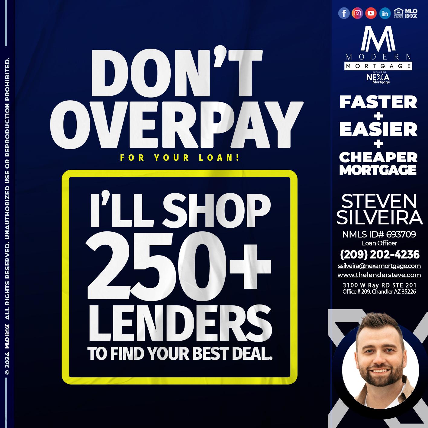dont overpay - Steve Silveira -Loan Officer