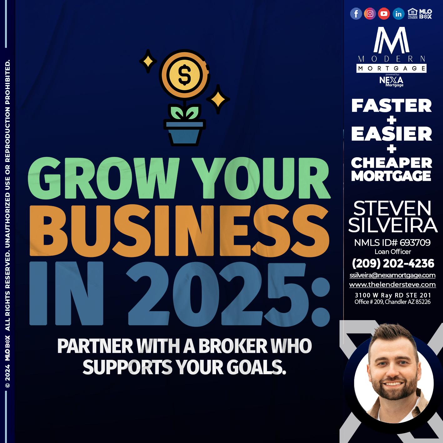 GROW YOUR BUSINESS - Steve Silveira -Loan Officer