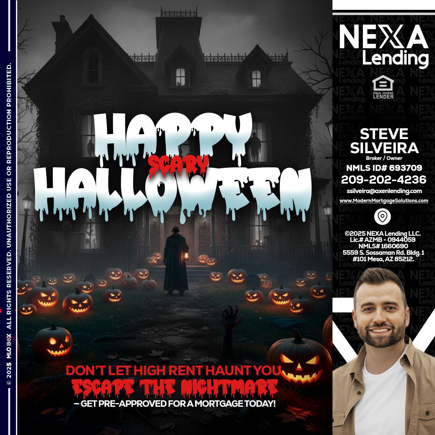 HAPPY HALLOWEEN - Steve Silveira -Loan Officer