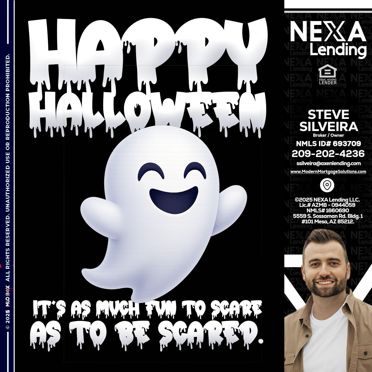 HAPPY HALLOWEEN - Steve Silveira -Loan Officer