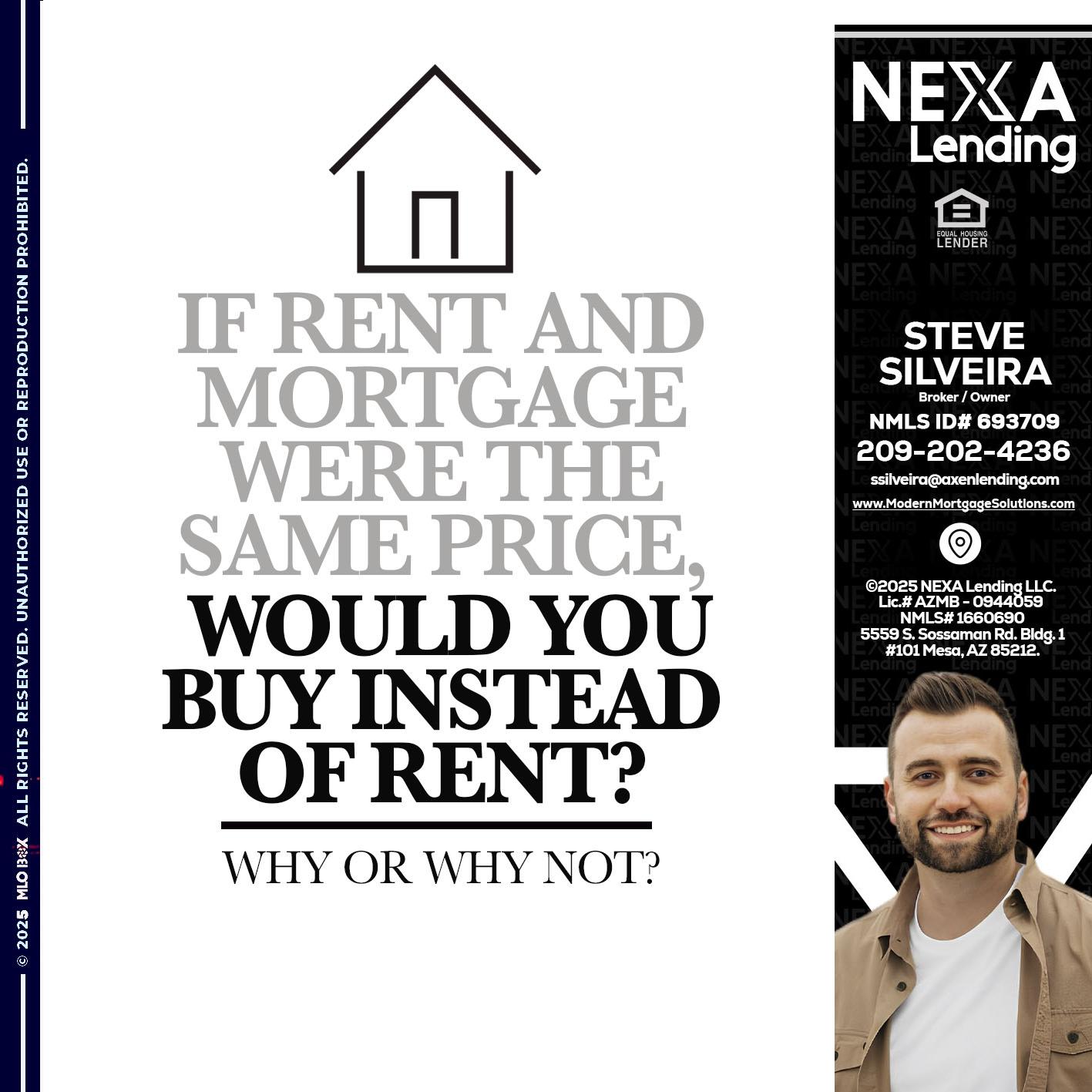 IF RENT - Steve Silveira -Loan Officer