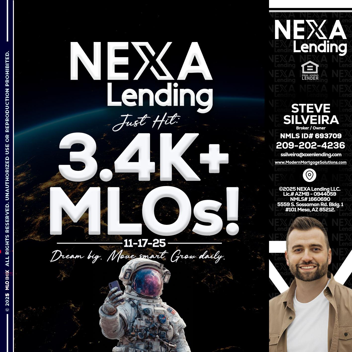 3.4K MLOs - Steve Silveira -Loan Officer