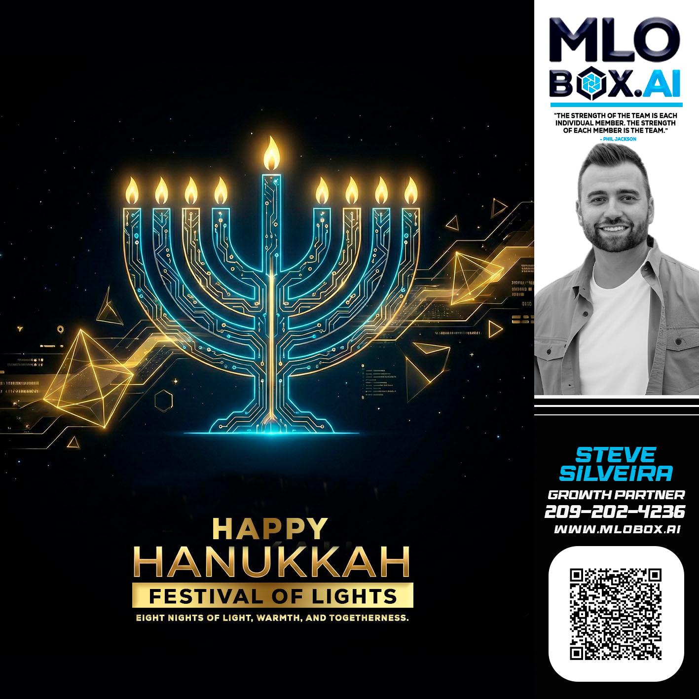 happy Hanukkah - Steve Silveira -Loan Officer
