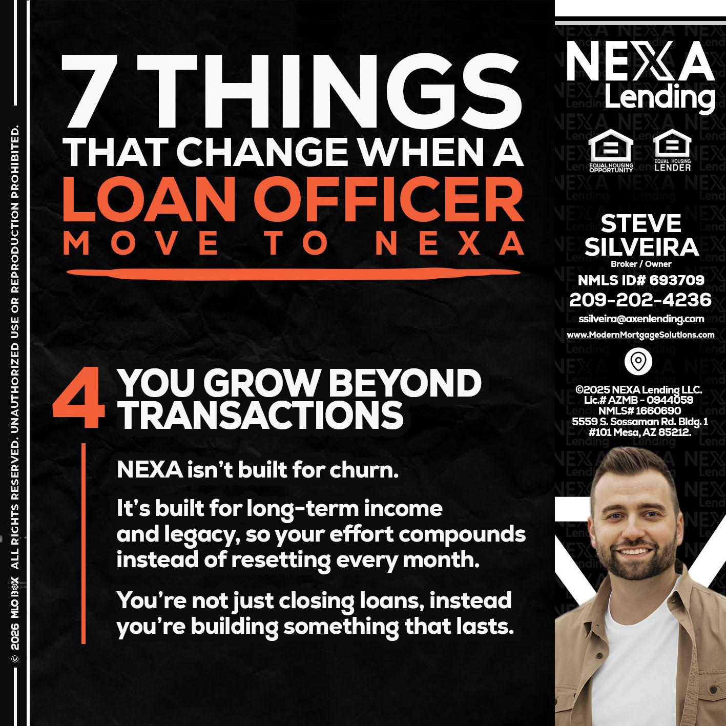 7 THINGS (4) - Steve Silveira -Loan Officer