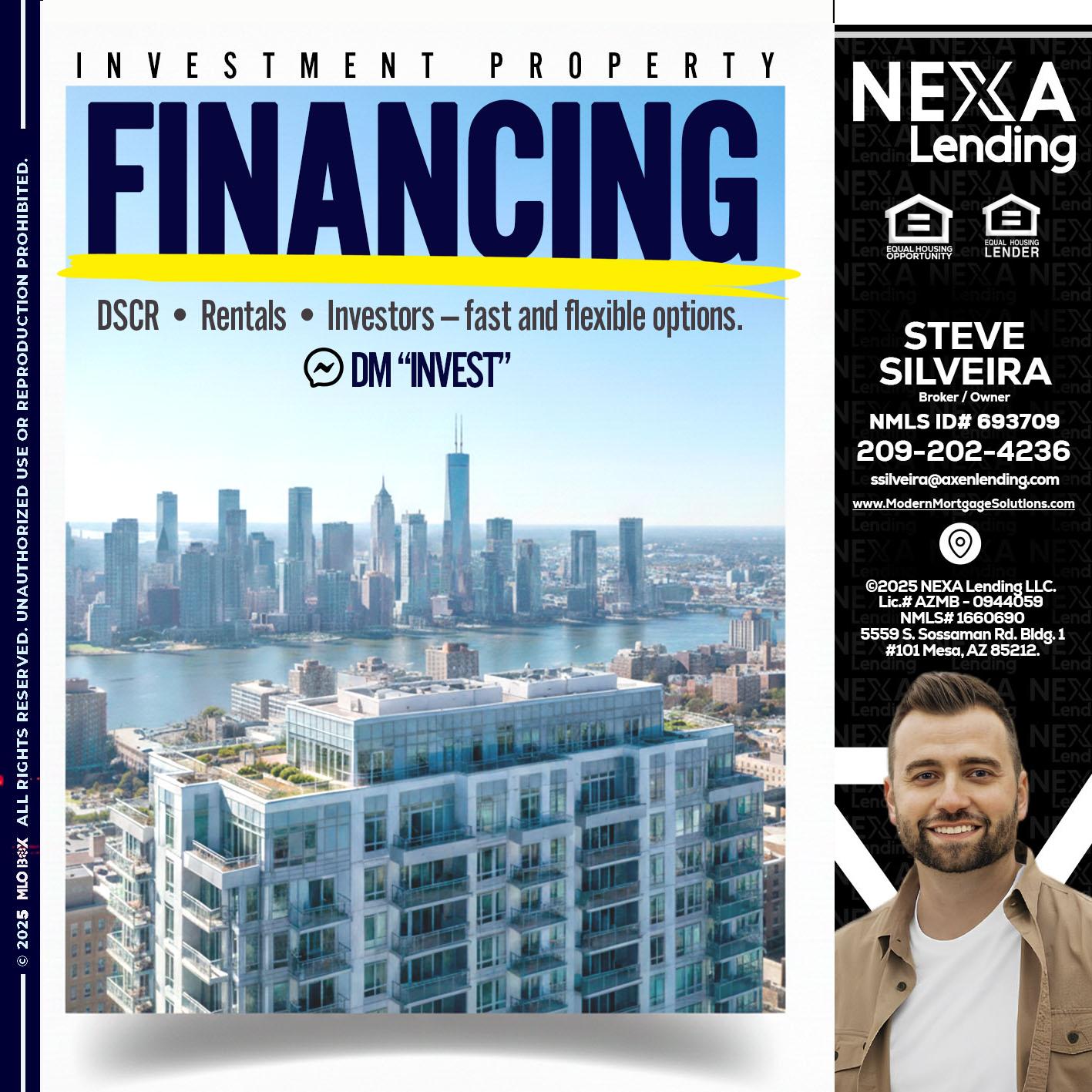 FINANCING - Steve Silveira -Loan Officer