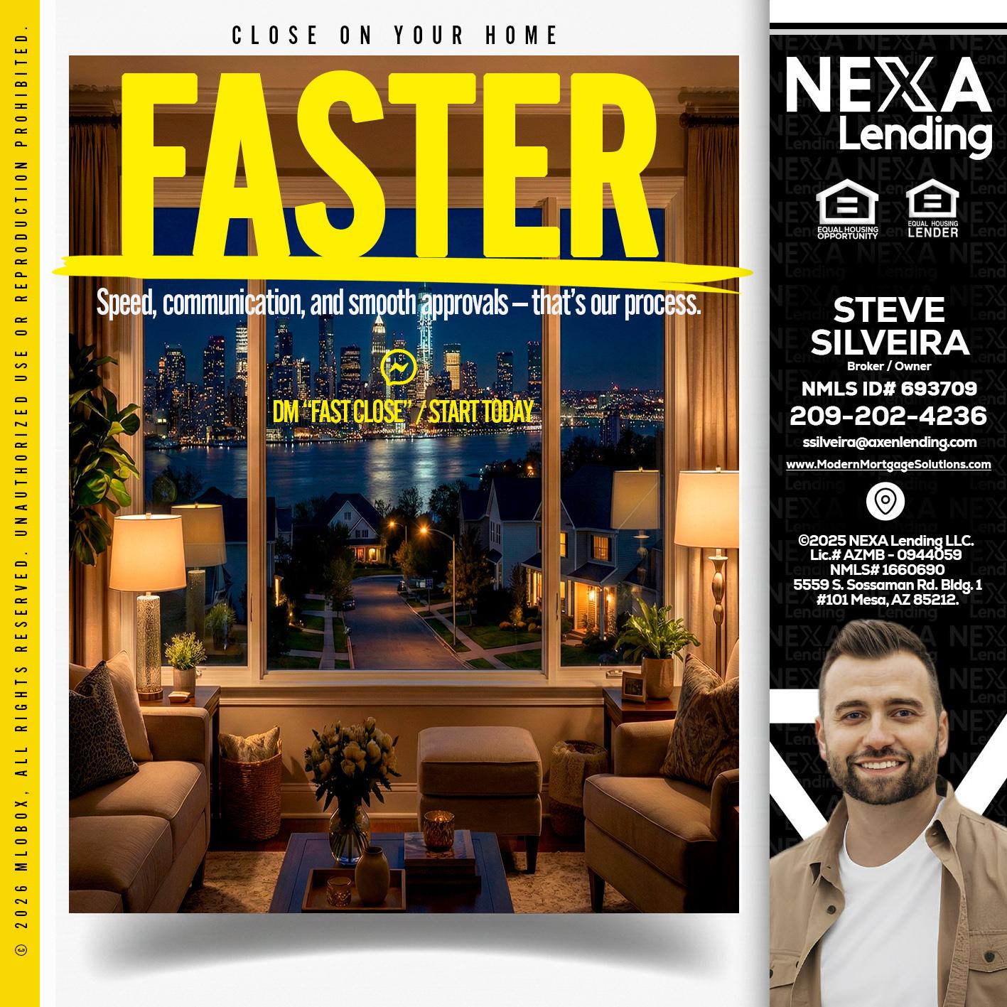 FASTER - Steve Silveira -Loan Officer