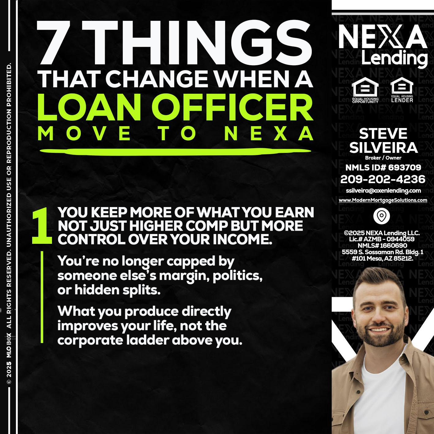7 THINGS (1) - Steve Silveira -Loan Officer