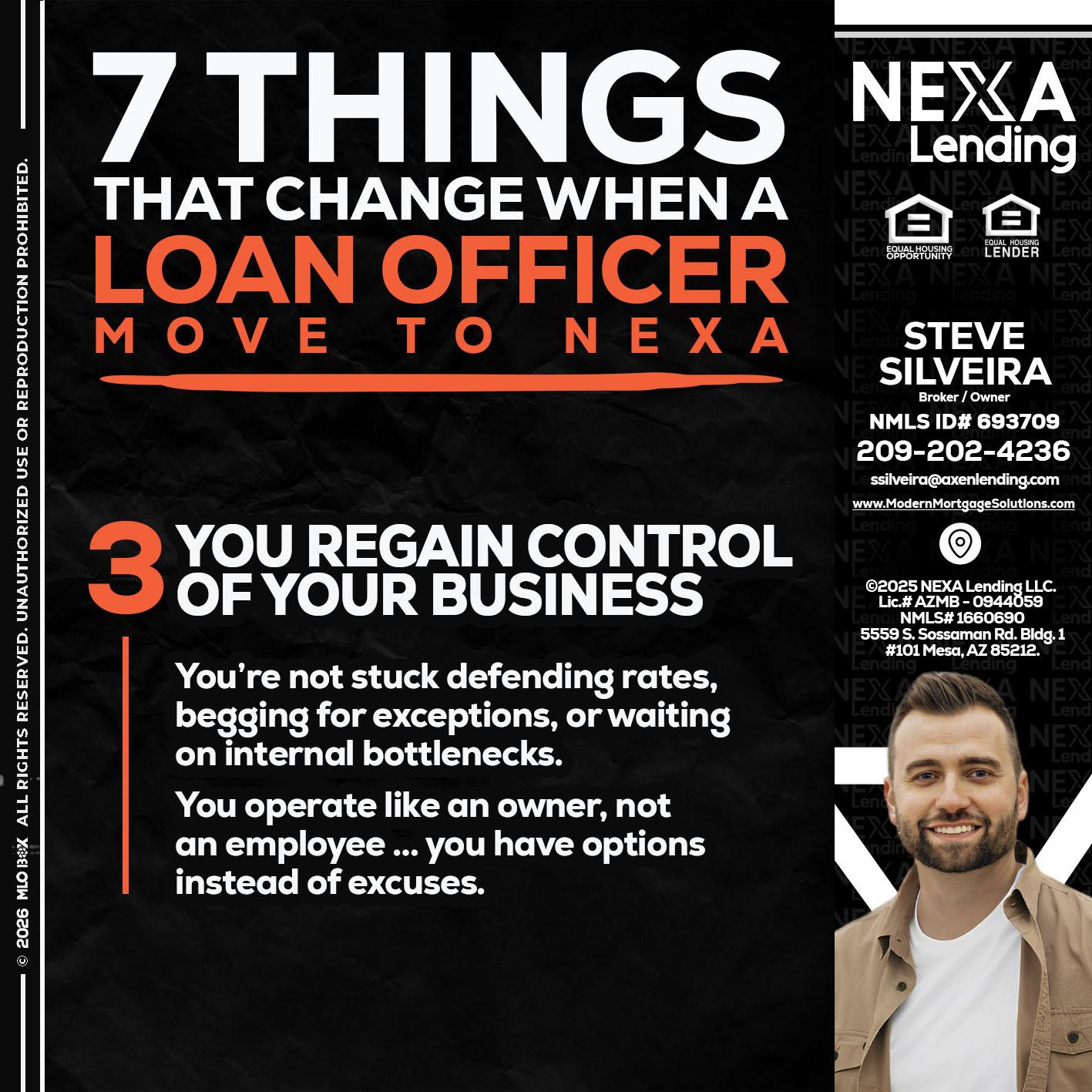 7 things (3) - Steve Silveira -Loan Officer