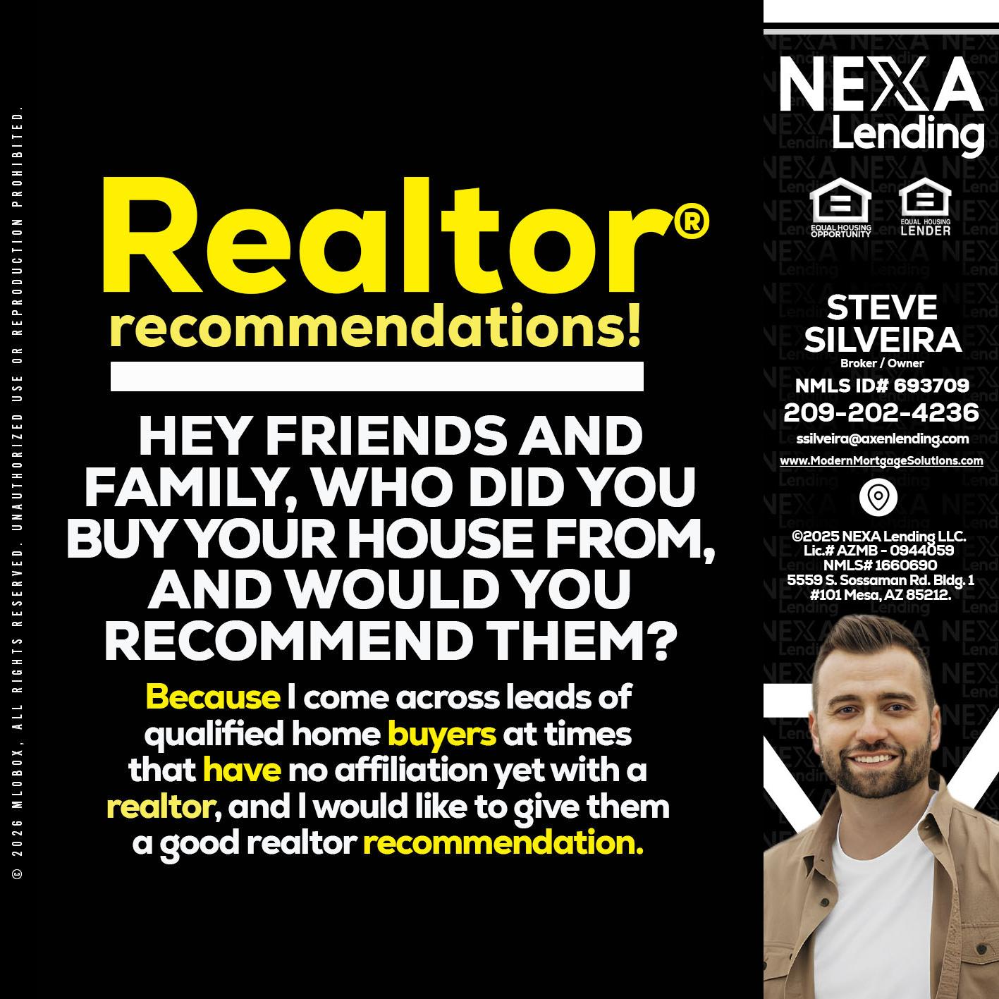 REALTOR - Steve Silveira -Loan Officer
