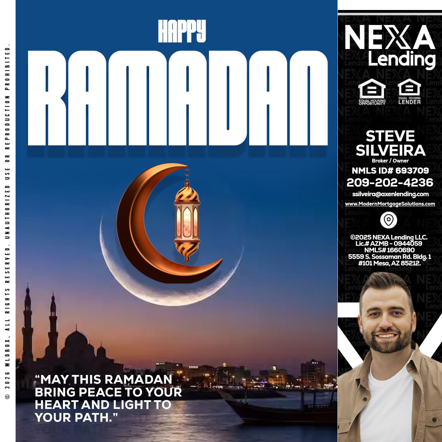 RAMADAN - Steve Silveira -Loan Officer