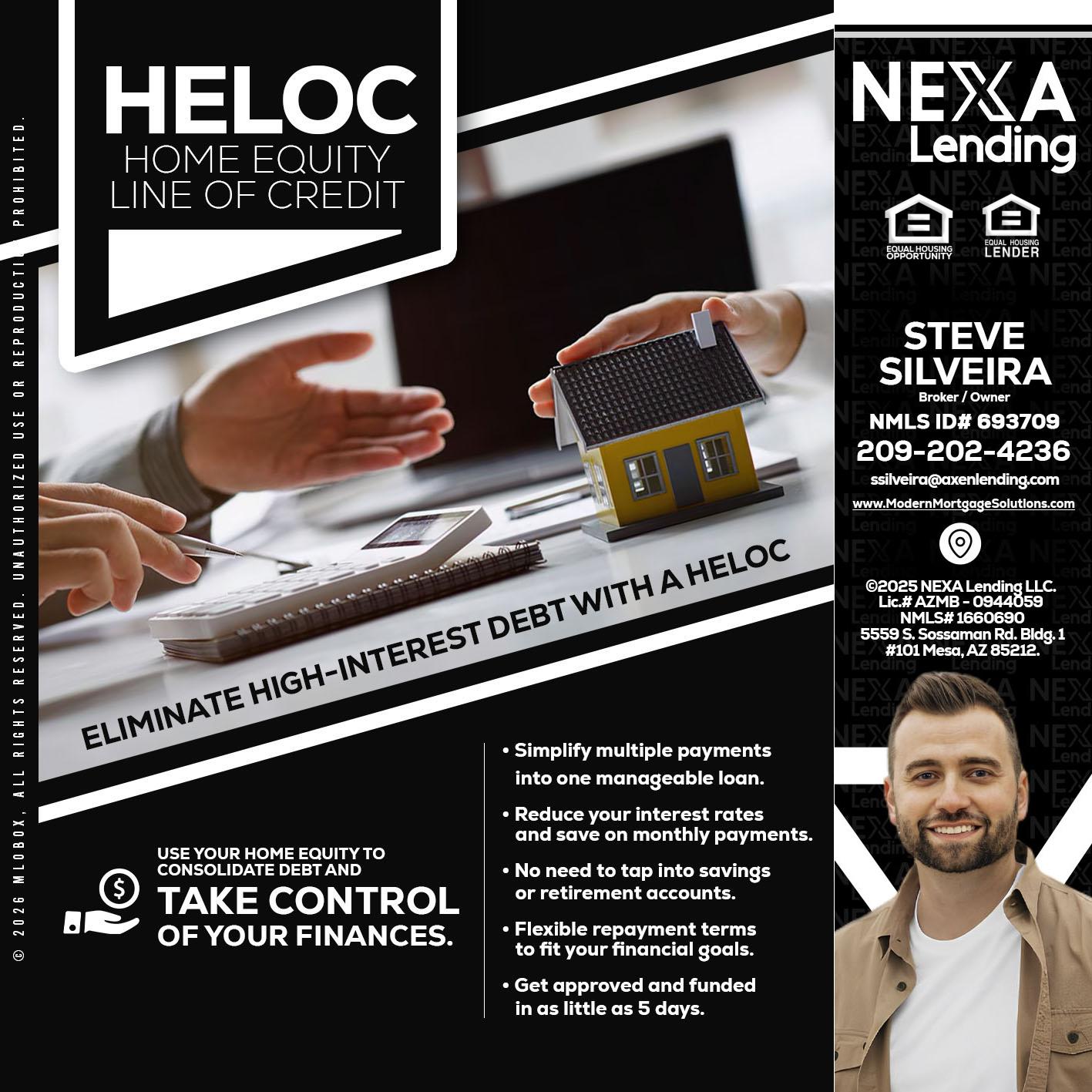 HELOC - Steve Silveira -Loan Officer