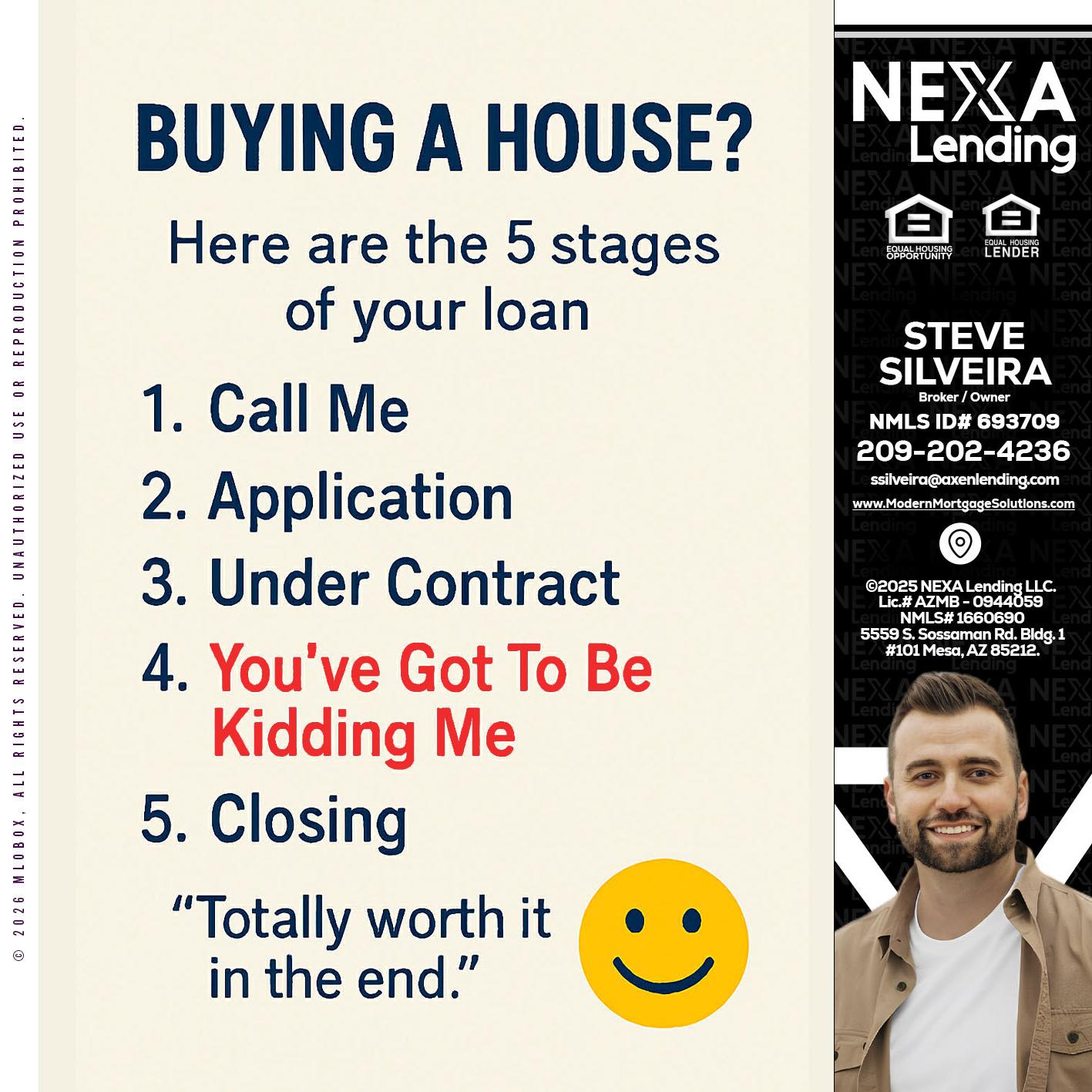 BUYING A HOUSE - Steve Silveira -Loan Officer