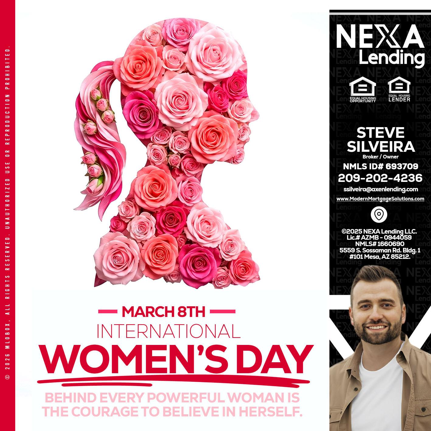 MARCH 8TH - Steve Silveira -Loan Officer