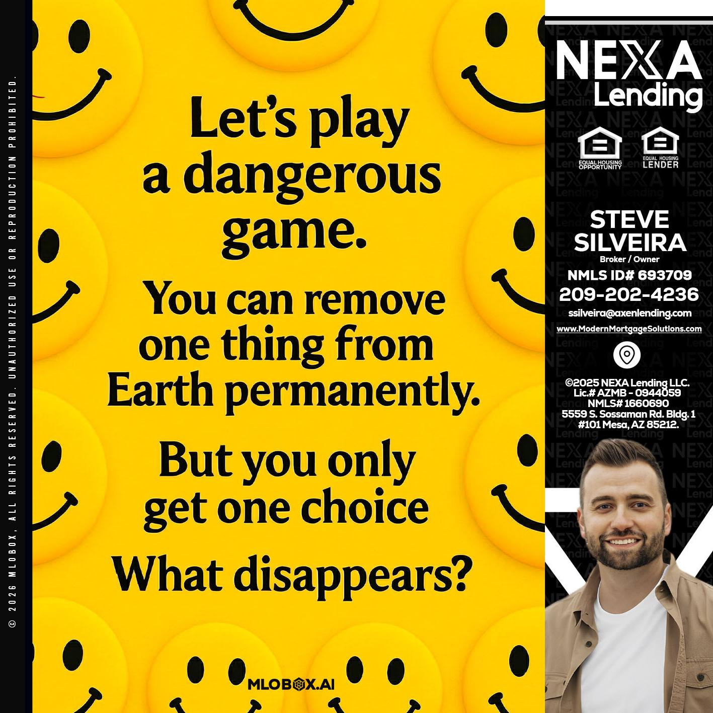 LETS PLAY - Steve Silveira -Loan Officer