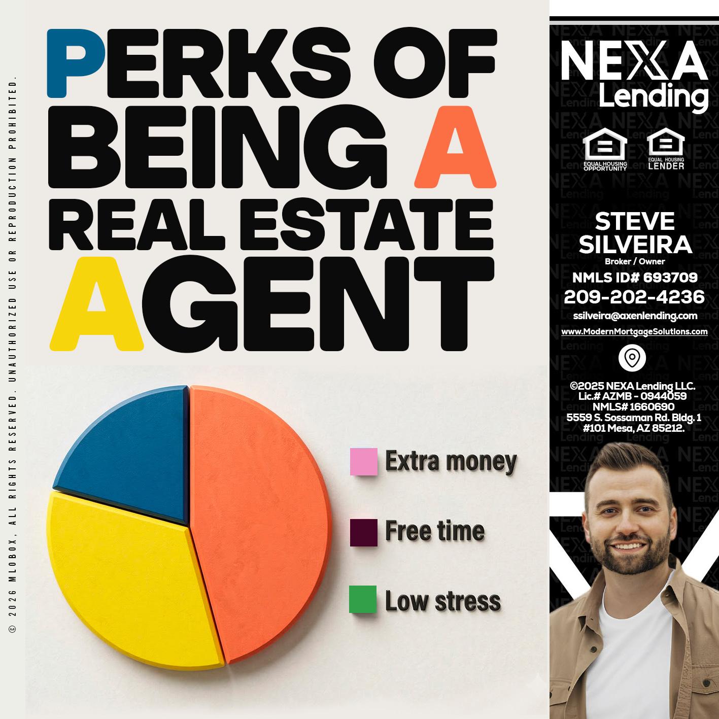 PERKS OF BEING - Steve Silveira -Loan Officer