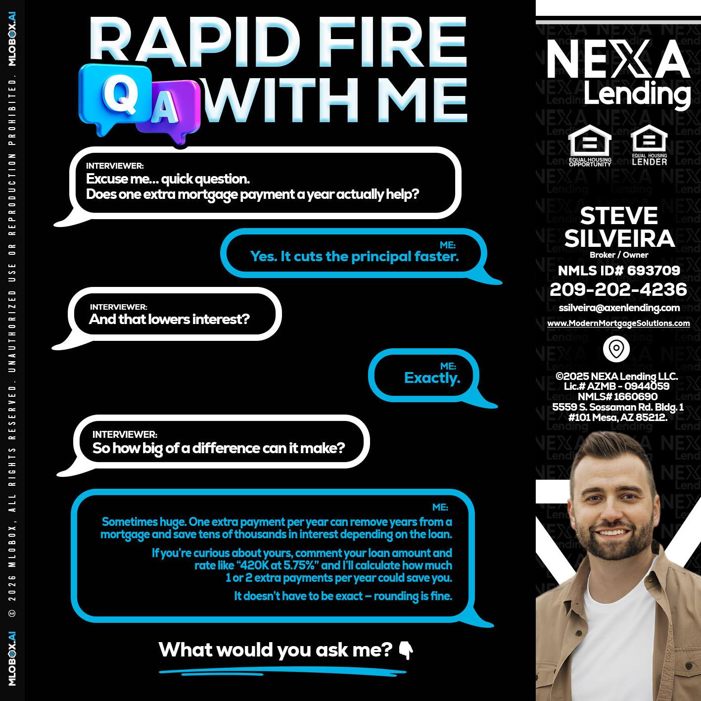 RAPID Q&A - Steve Silveira -Loan Officer
