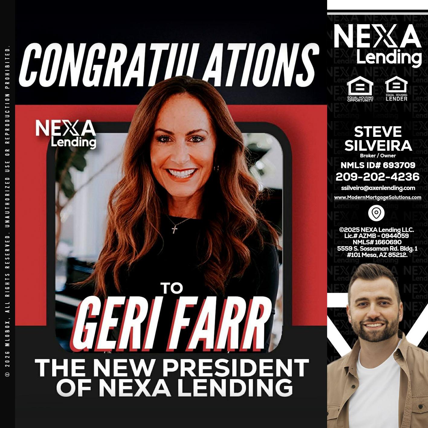 CONGRATULATIONS - Steve Silveira -Loan Officer