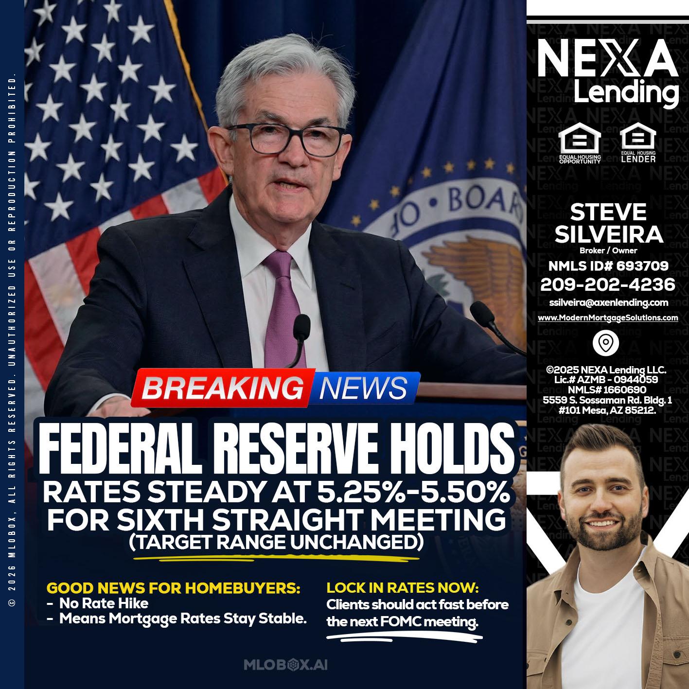 federal reserve - Steve Silveira -Loan Officer