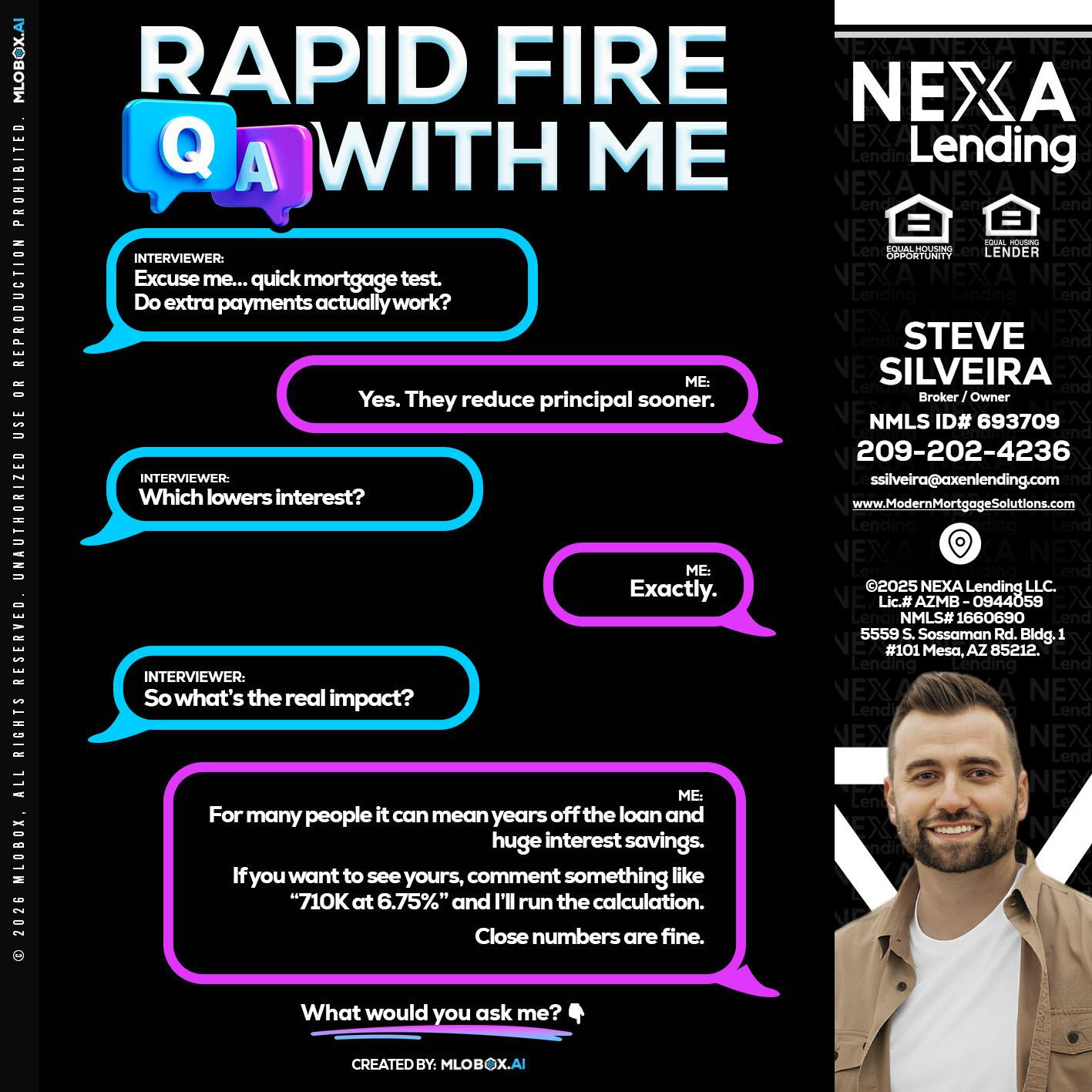 RAPID QA - Steve Silveira -Loan Officer