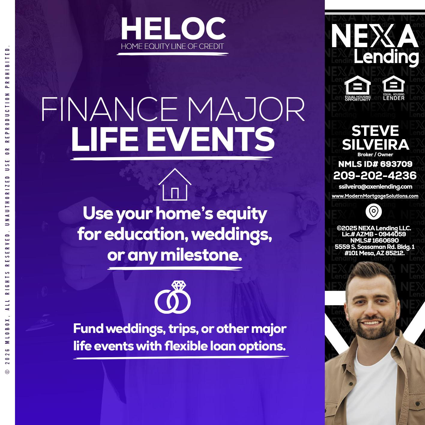 HELOC - Steve Silveira -Loan Officer