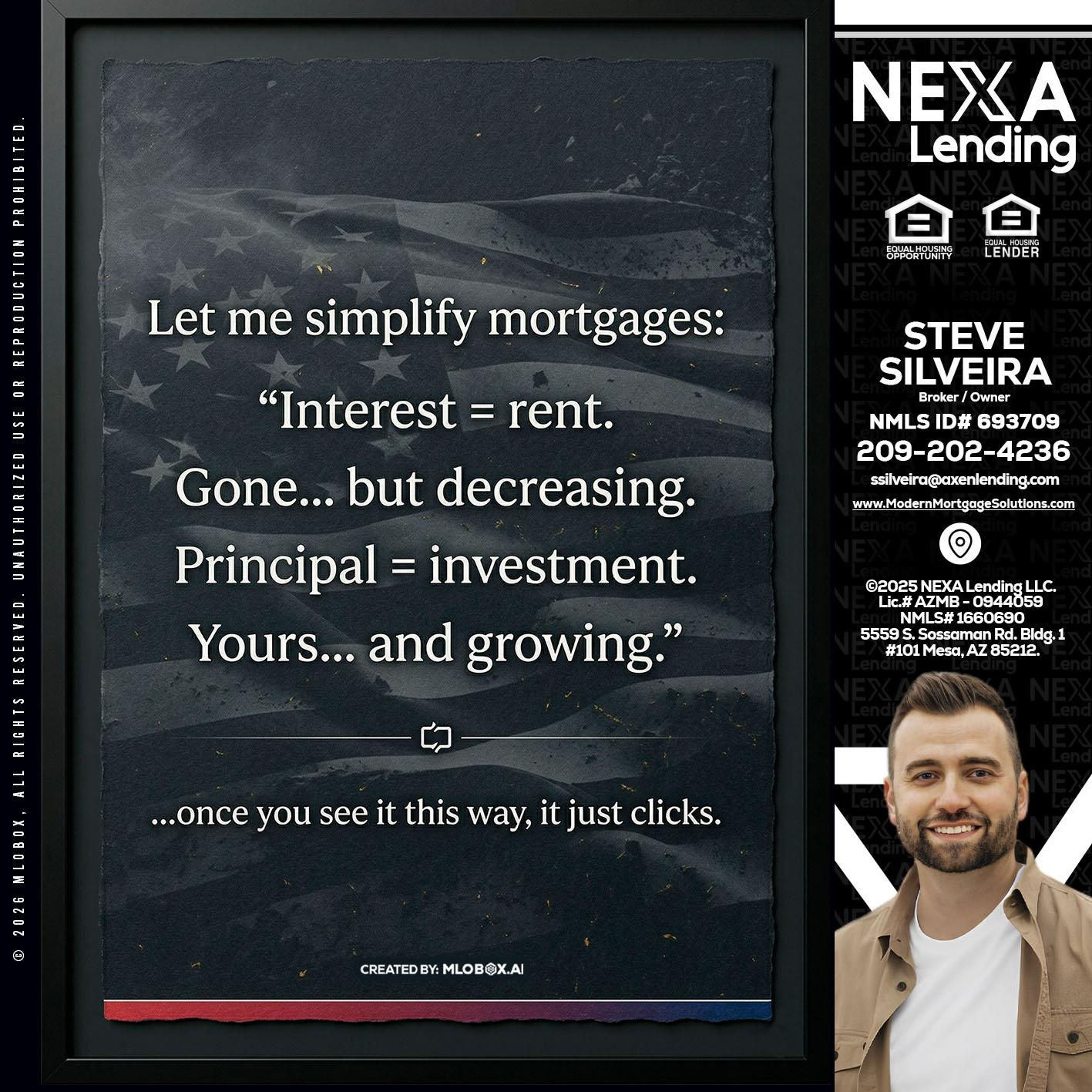 LET ME SIMPLIFY - Steve Silveira -Loan Officer