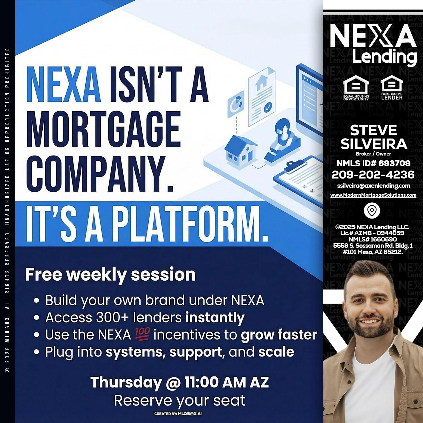 NEXA ISNT - Steve Silveira -Loan Officer