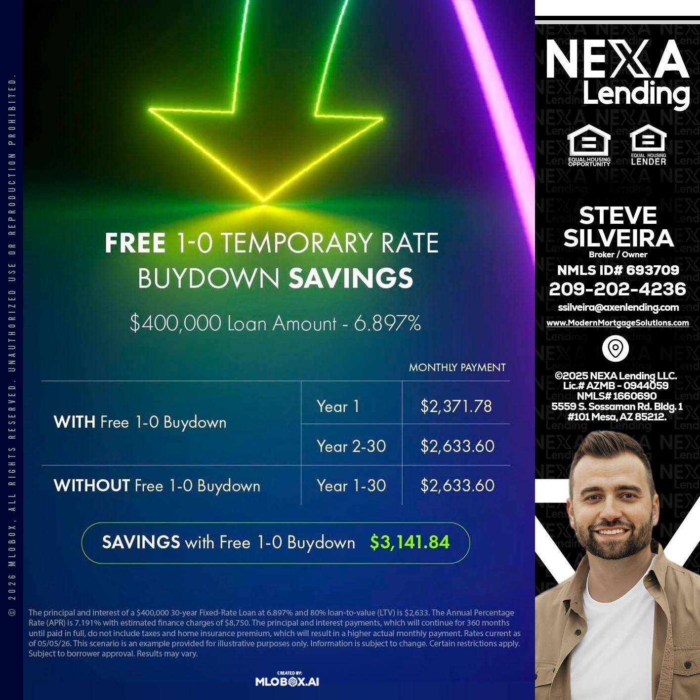 BUYDOWN - Steve Silveira -Loan Officer