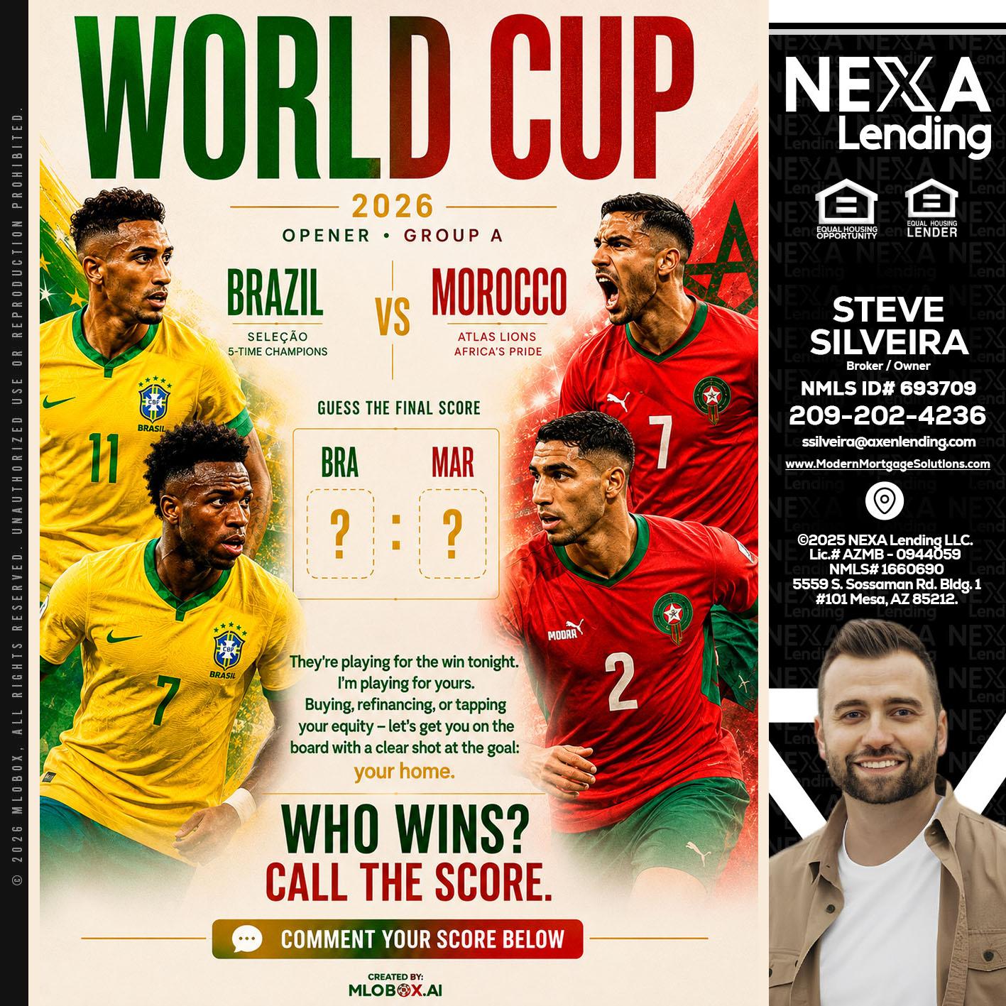 WORLD CUP - Steve Silveira -Loan Officer