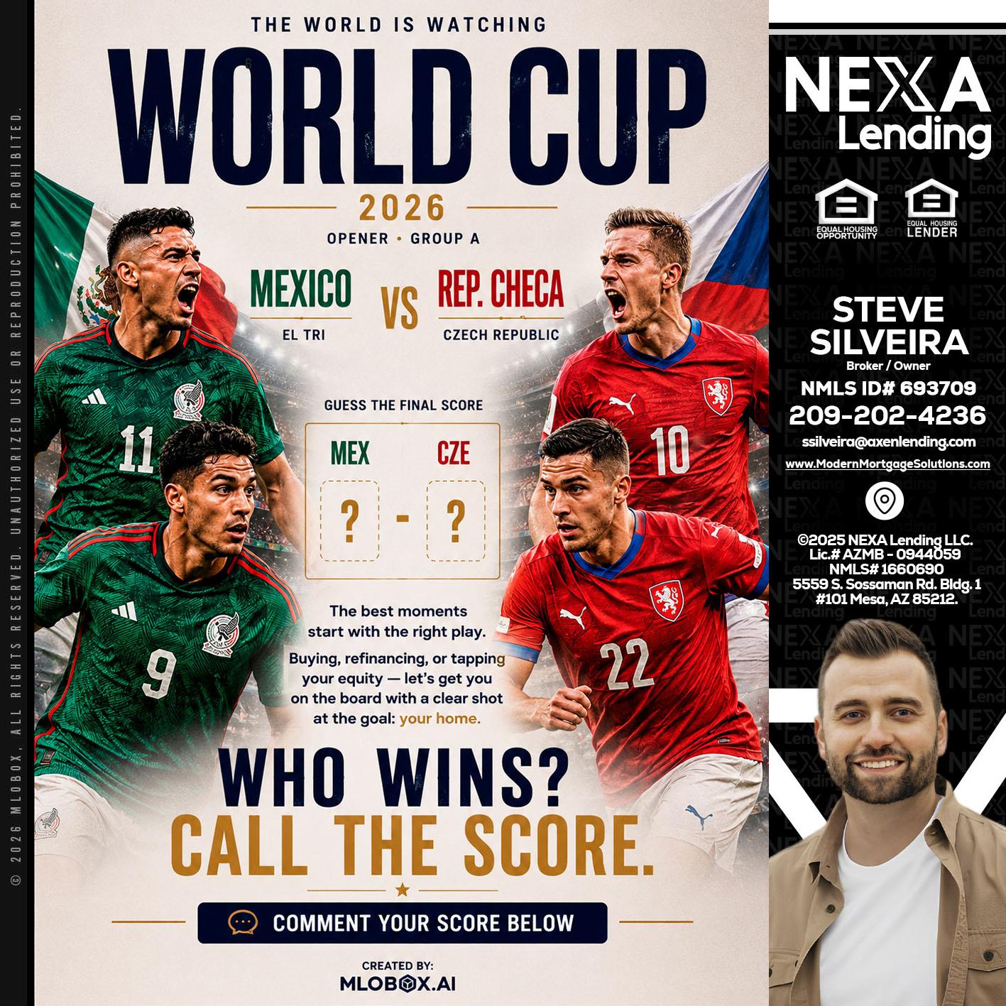 WORLD CUP 2026 - Steve Silveira -Loan Officer