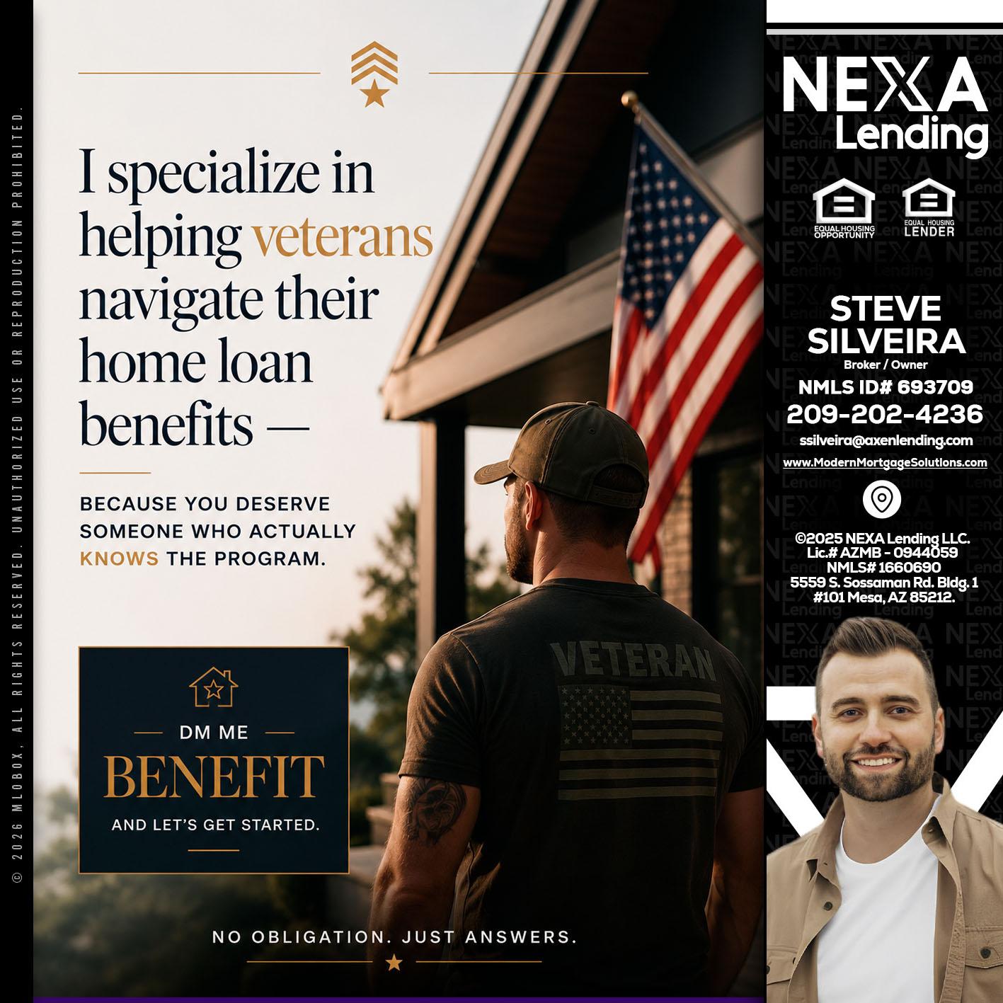 I SPECIALIZE - Steve Silveira -Loan Officer