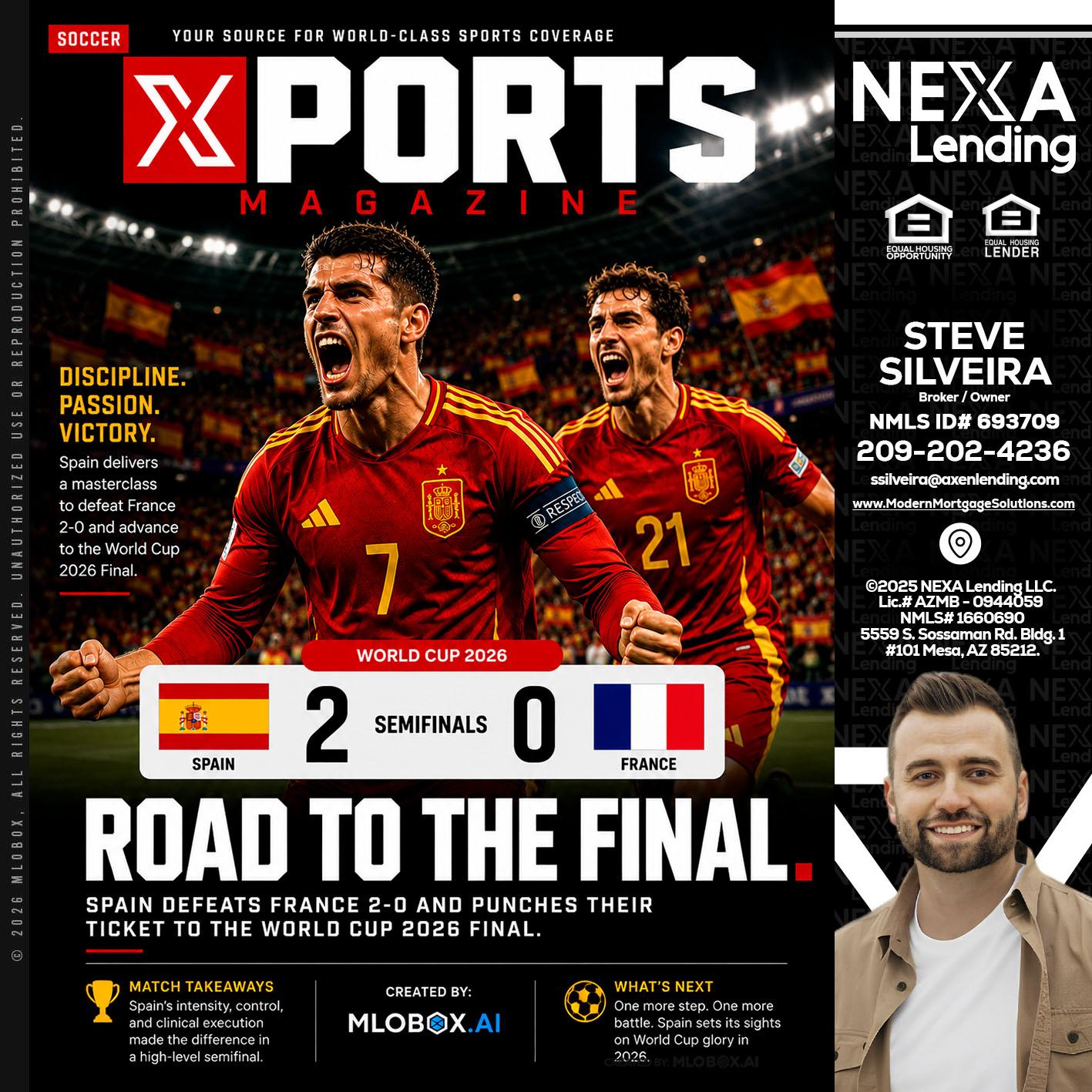 XPORTS WORLD CUP 2026 - Steve Silveira -Loan Officer