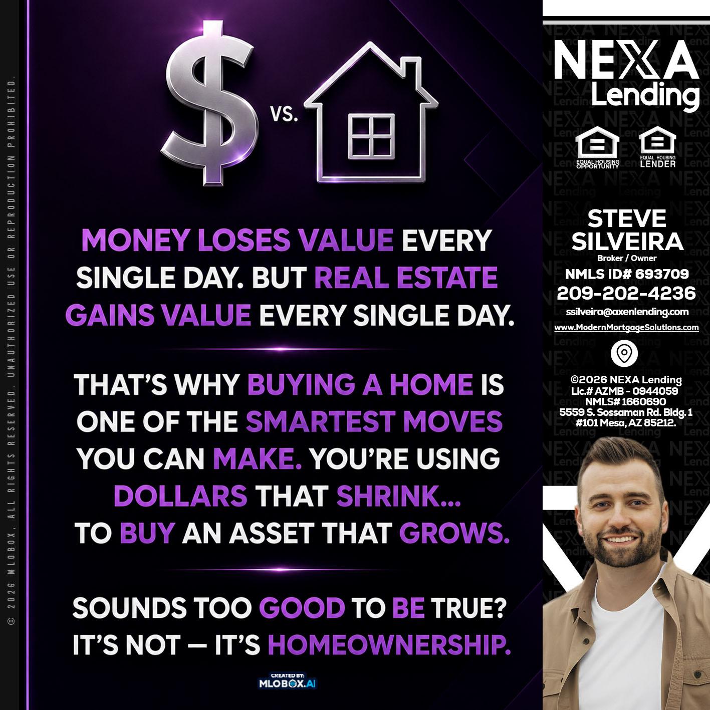 MONEY LOSES - Steve Silveira -Loan Officer
