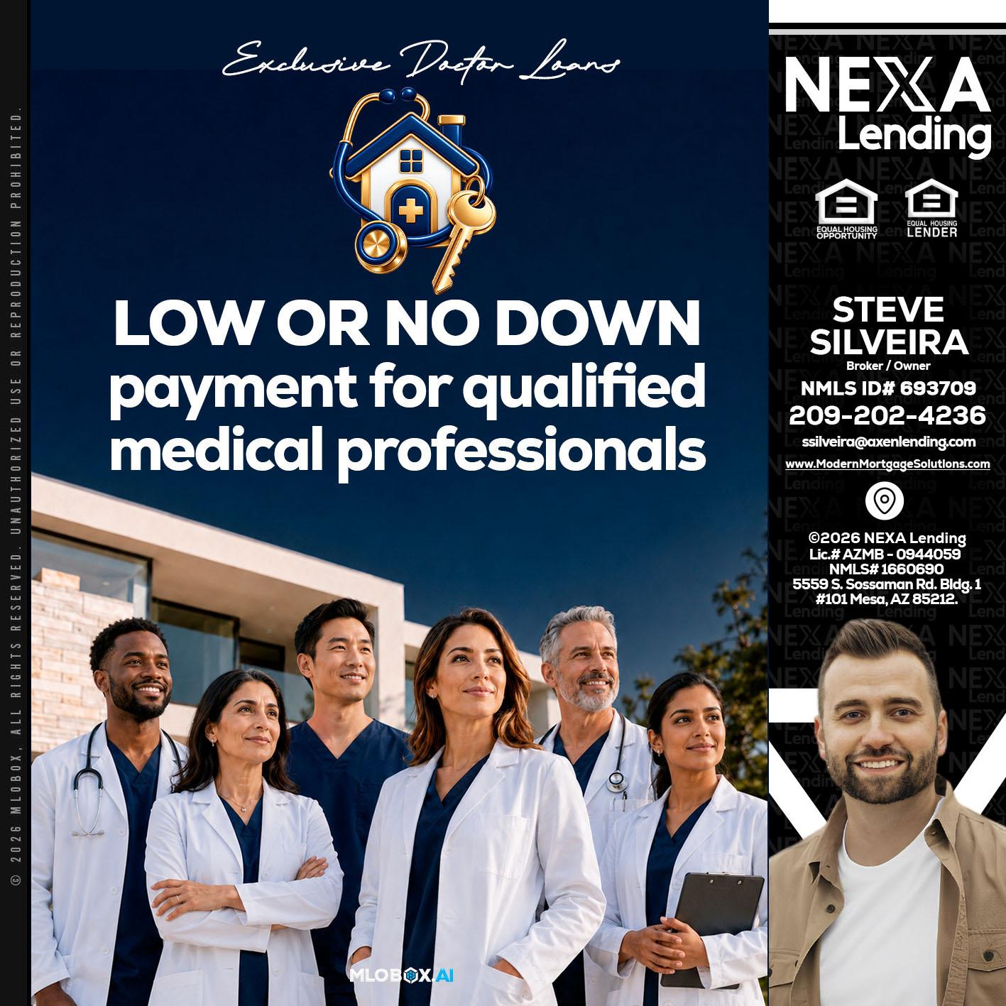 DOCTOR LOANS - Steve Silveira -Loan Officer