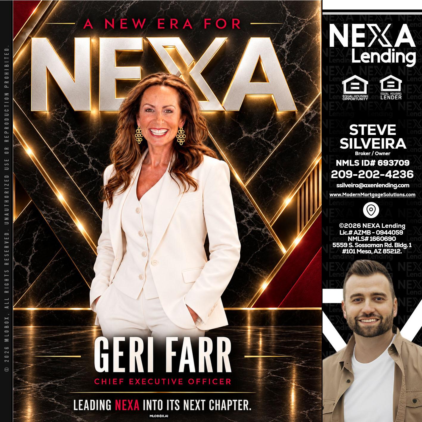 GERI FARR - Steve Silveira -Loan Officer