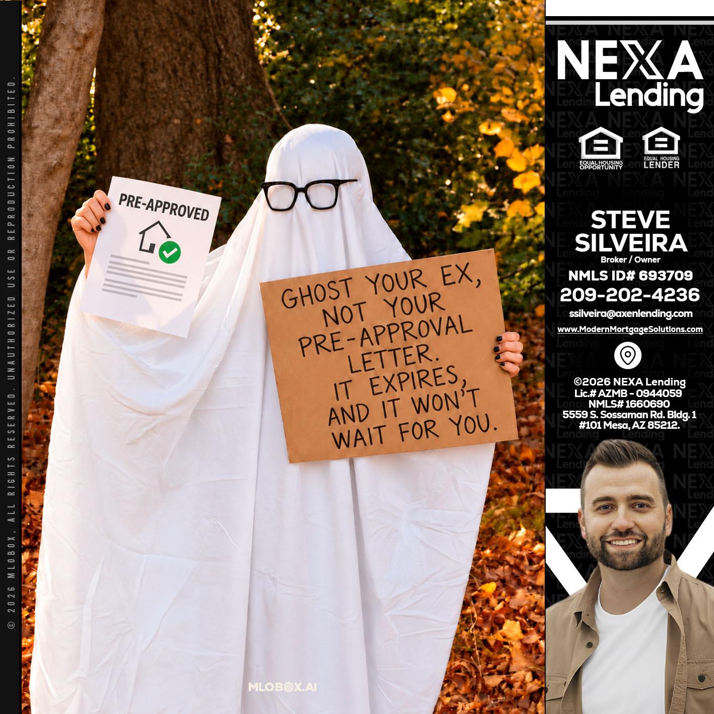 ghost you ex - Steve Silveira -Loan Officer