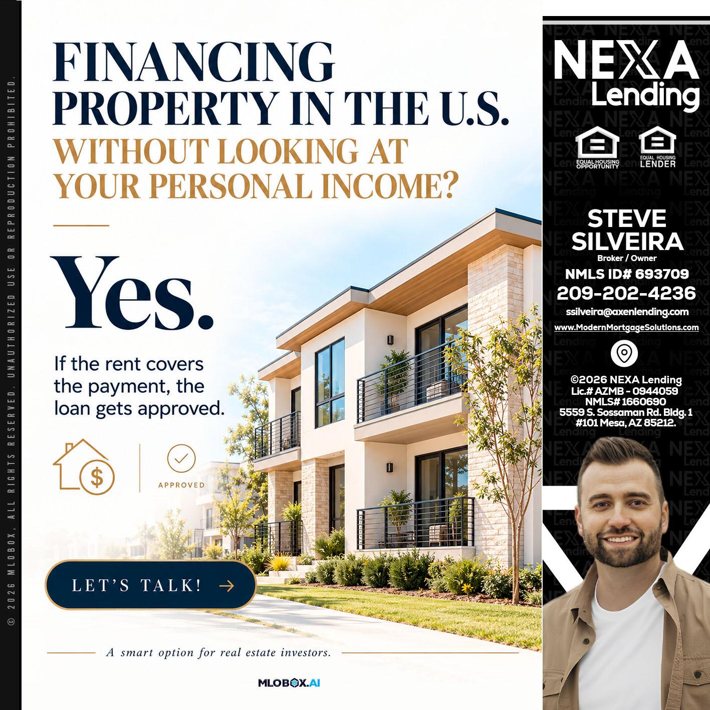 FINANCING - Steve Silveira -Loan Officer