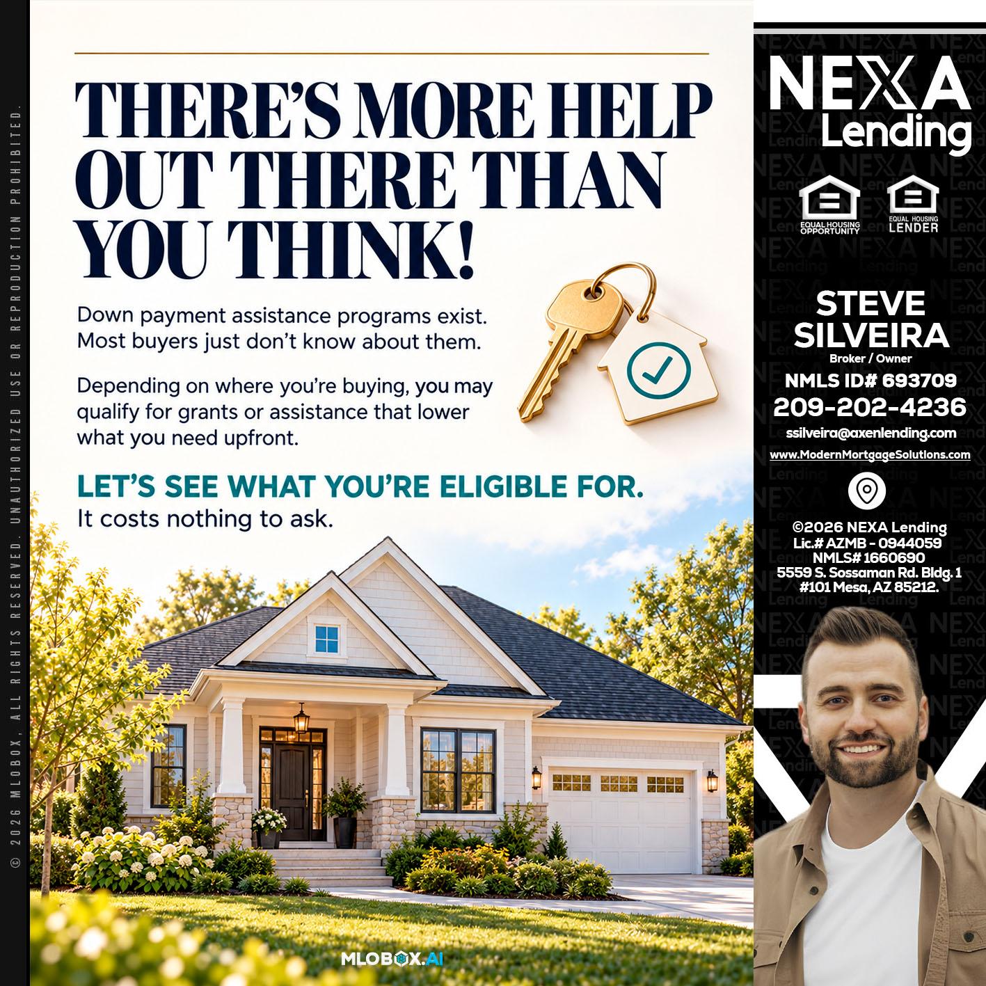 THERES MORE - Steve Silveira -Loan Officer